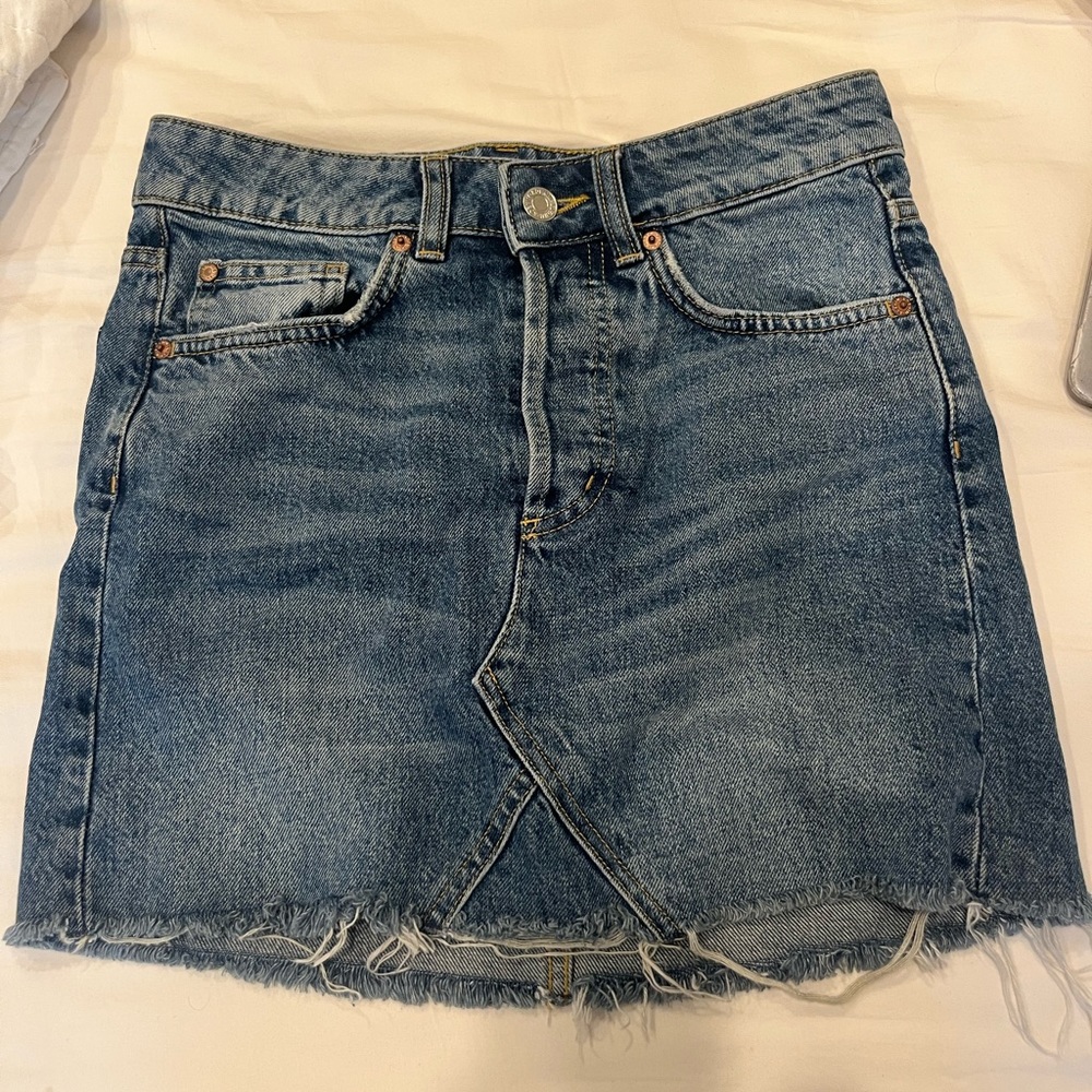 &denim jean skirt